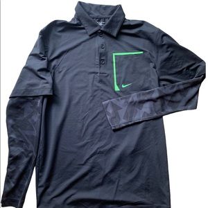 Nike long sleeve golf polo